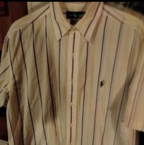 Men's button down Polo shirt